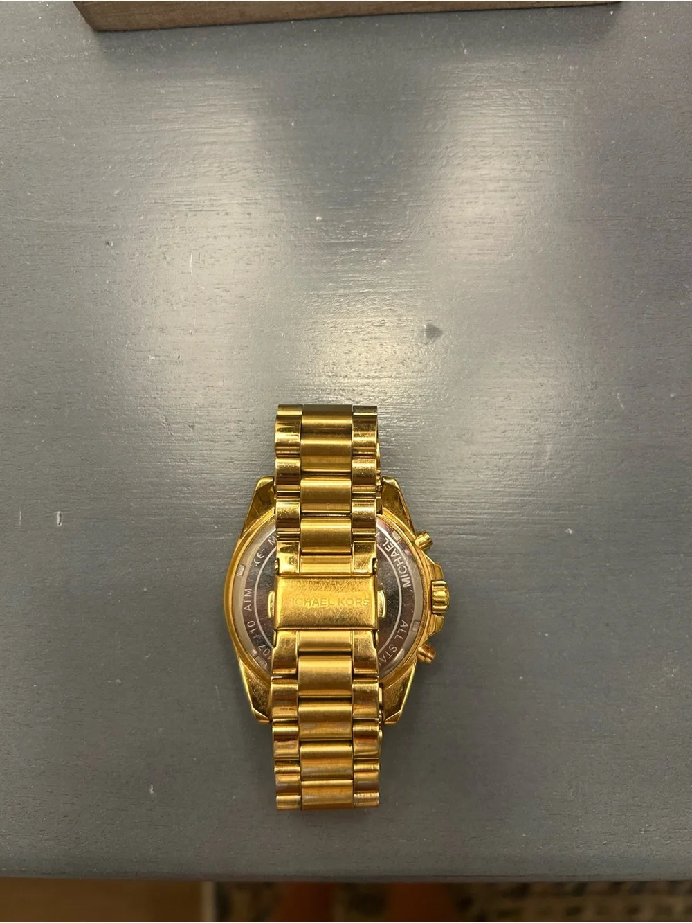 Michael Kors Gold-Tone Men's Chronograph Bracelet Watch